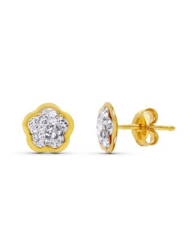 18K PENDIENTES ORO AMARILLO...