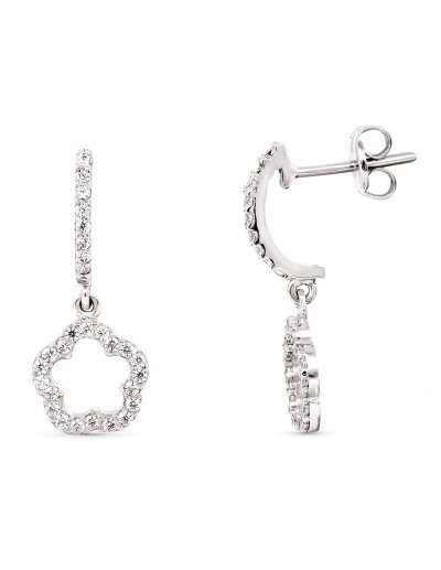 18K PENDIENTES LARGOS ORO...
