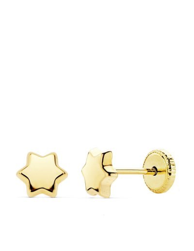 18K PENDIENTES ORO AMARILLO...