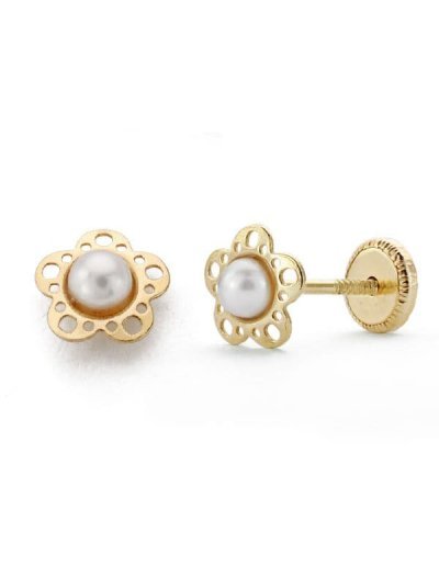 18K PENDIENTES ORO AMARILLO...