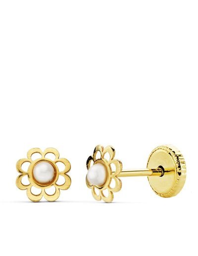 18K PENDIENTES ORO AMARILLO...