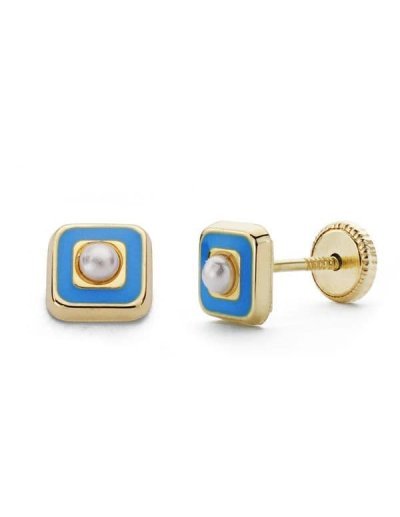 18K PENDIENTES ORO AMARILLO...