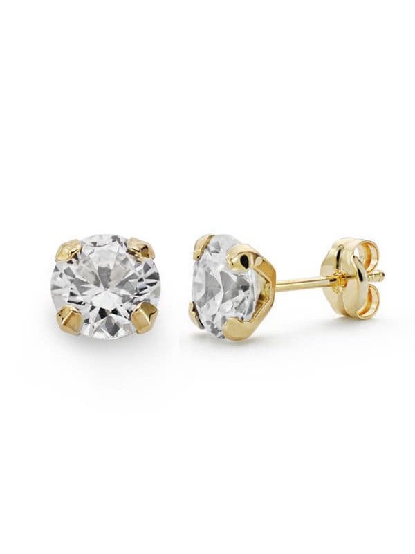 18K PENDIENTES ORO AMARILLO GARRAS...