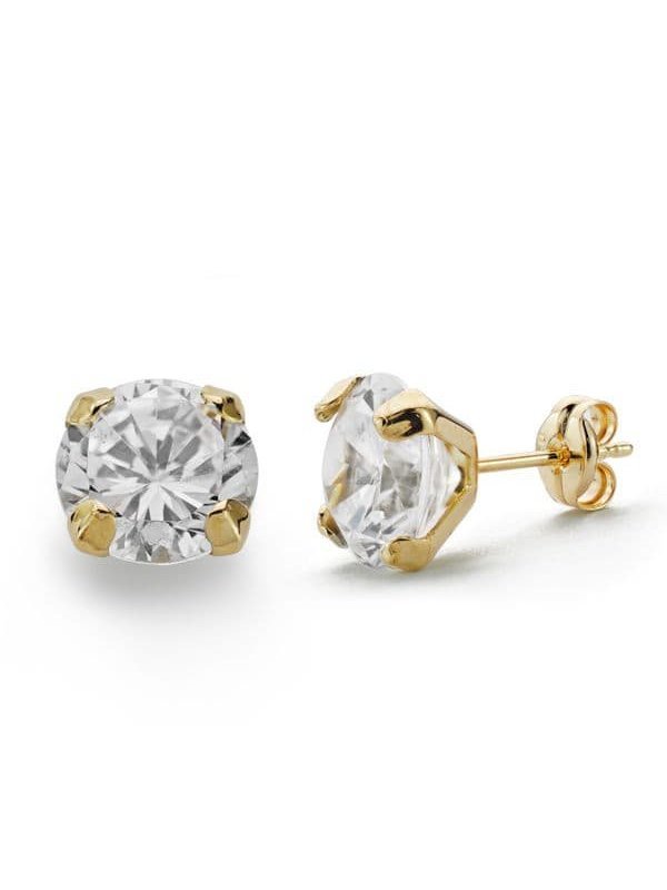 18K PENDIENTES ORO AMARILLO GARRAS...
