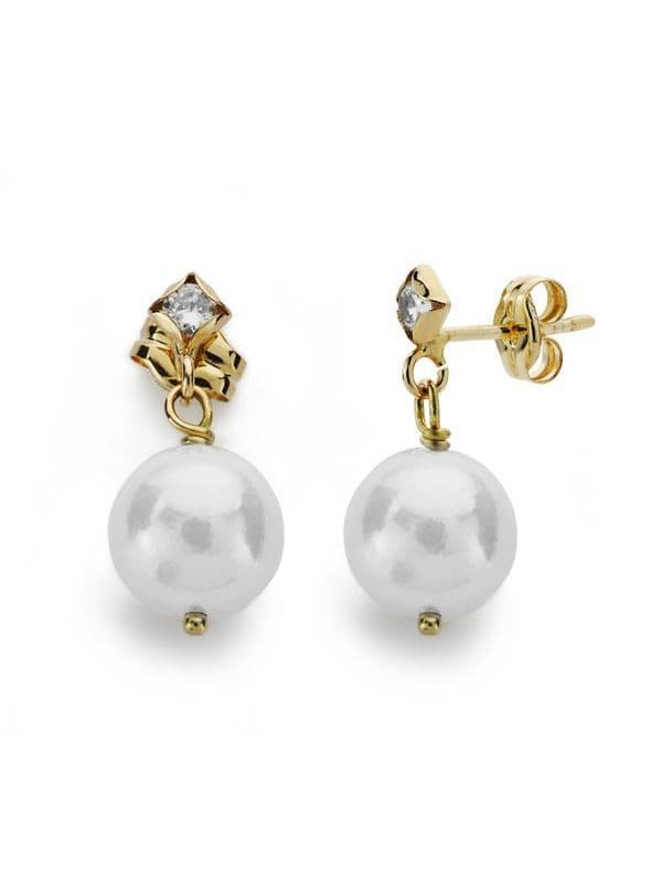 18K PENDIENTES LARGOS ORO AMARILLO...