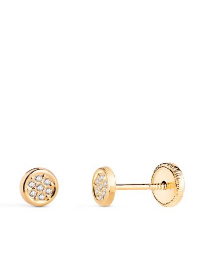 18K PENDIENTES ORO AMARILLO...