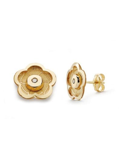18K PENDIENTES ORO AMARILLO...