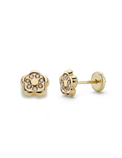 18K PENDIENTES ORO AMARILLO...