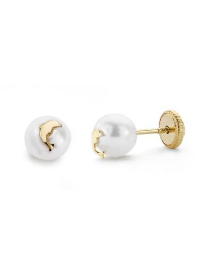 18K PENDIENTES ORO AMARILLO...