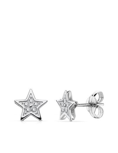 18K PENDIENTES ORO BLANCO...