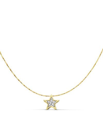 18K GARGANTILLA ESTRELLA...