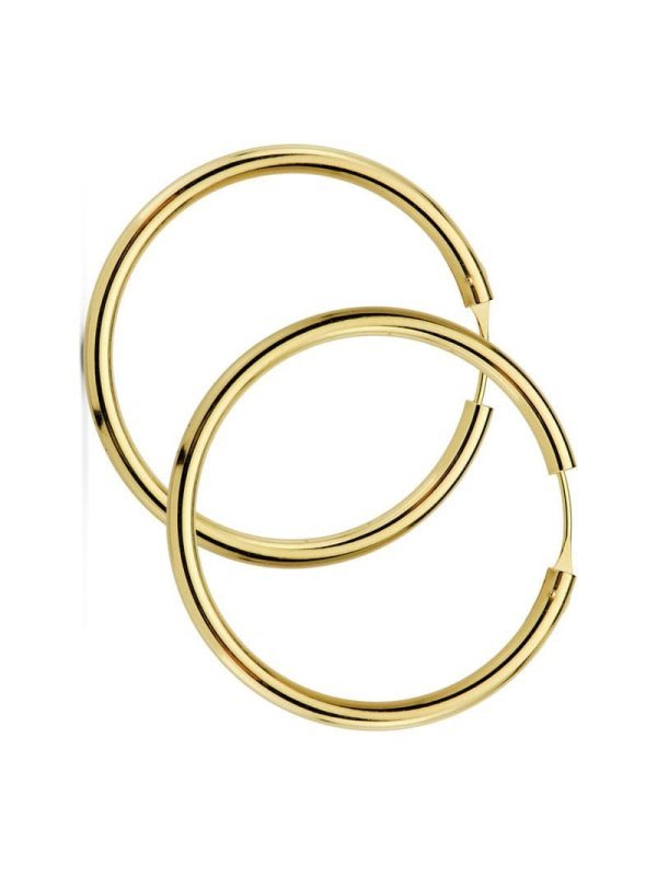 18K AROS ORO AMARILLO REDONDOS LISOS...