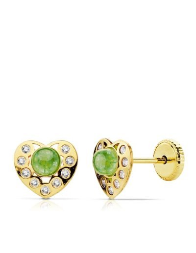 18K PENDIENTES ORO AMARILLO...