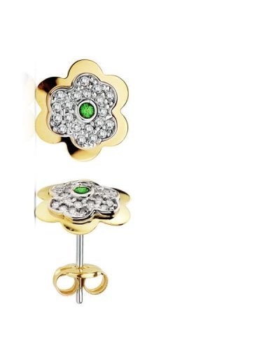 18K PENDIENTES ORO AMARILLO...