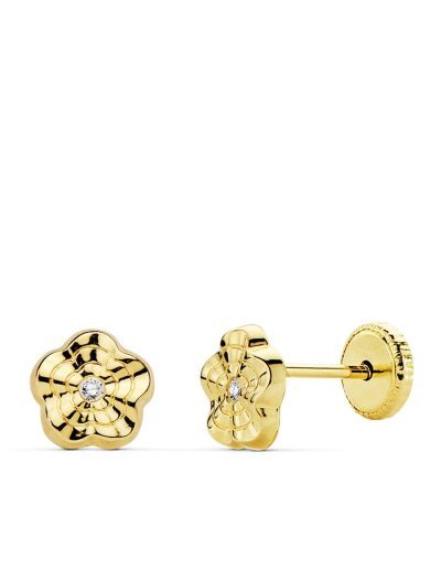 18K PENDIENTES ORO AMARILLO...