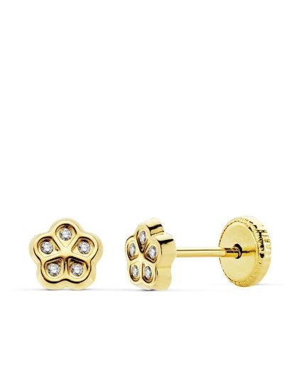 18K PENDIENTES ORO AMARILLO...