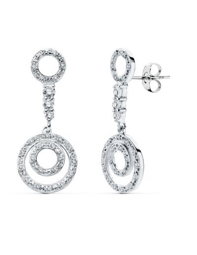18K PENDIENTES LARGOS ORO...