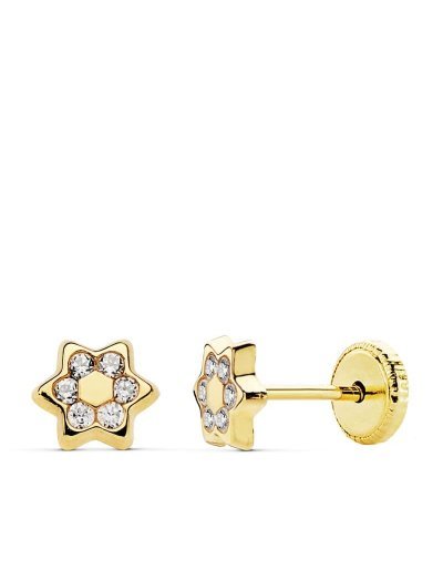 18K PENDIENTES ORO AMARILLO...