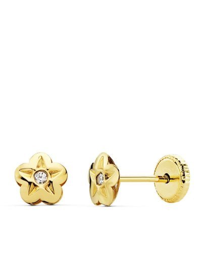 18K PENDIENTES ORO AMARILLO...