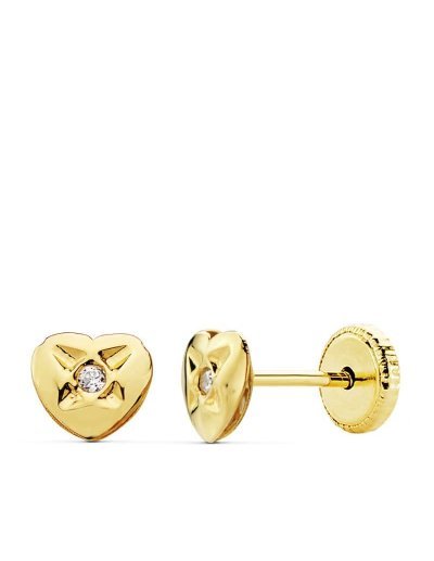 18K PENDIENTES ORO AMARILLO...