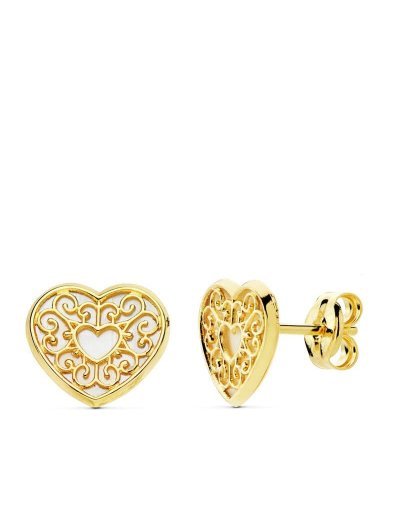 18K PENDIENTES ORO AMARILLO...