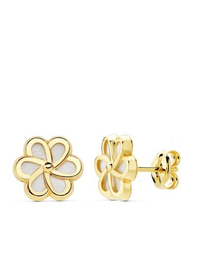 18K PENDIENTES ORO AMARILLO...