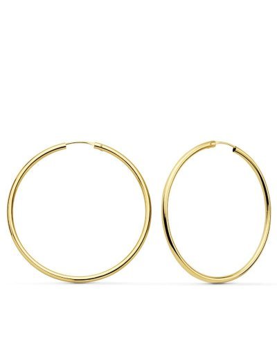 18K AROS REDONDOS LISOS...