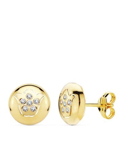 18K PENDIENTES ORO AMARILLO...