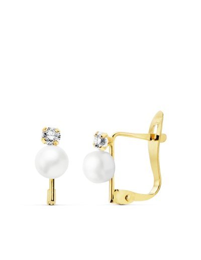 18K PENDIENTES CIRCONITAS...