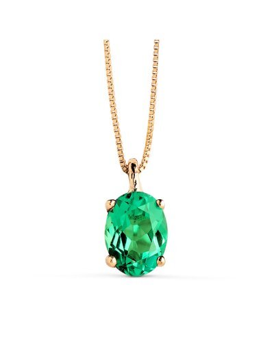 18K COLGANTE CADENA 42 CM...
