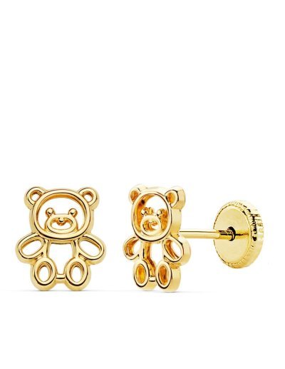 18K PENDIENTES ORO AMARILLO...