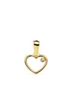 18K COLGANTE CORAZON...