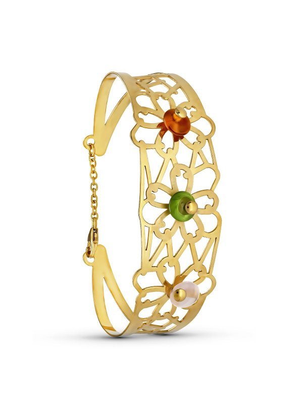 18K PULSERA RIGIDA ORO AMARILLO...
