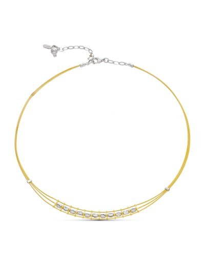 18K GARGANTILLA ORO BICOLOR...