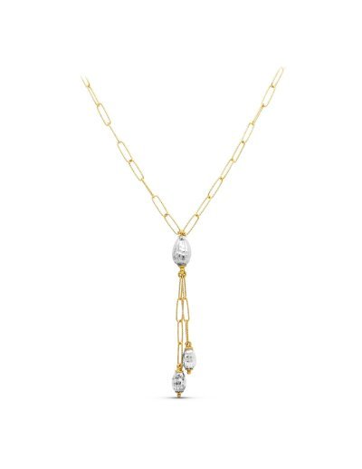 18K GARGANTILLA ORO BICOLOR...