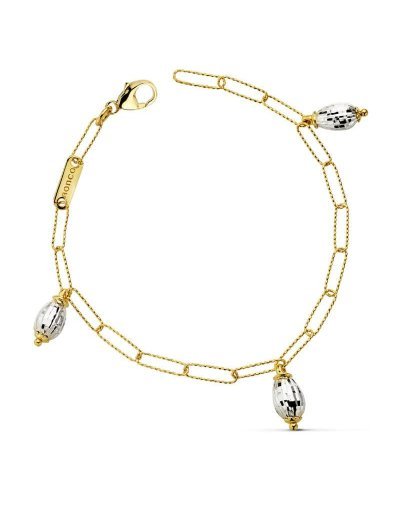 18K PULSERA BICOLOR...