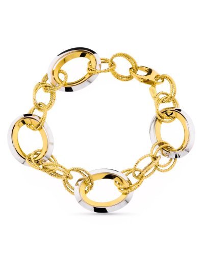 18K PULSERA BICOLOR...