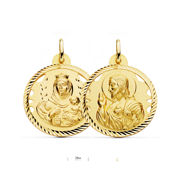 9K ESCAPULARIO HELICE CALADO VIRGEN...