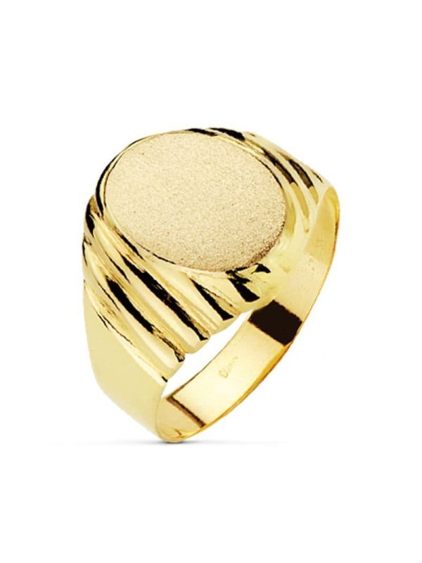 18K SELLO ORO AMARILLO CABALLERO...