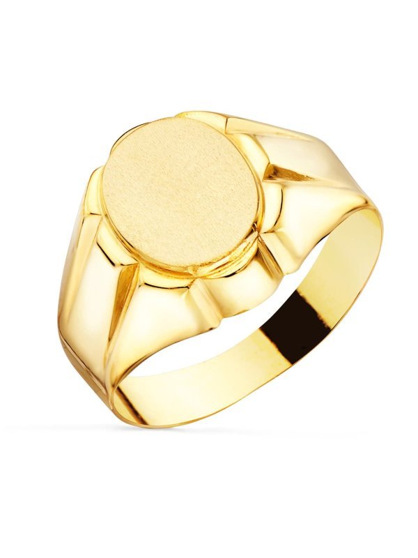 18K SELLO ORO AMARILLO CABALLERO...