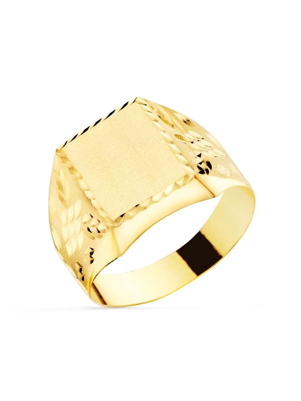 18K SELLO ORO AMARILLO CADETE HUECO...