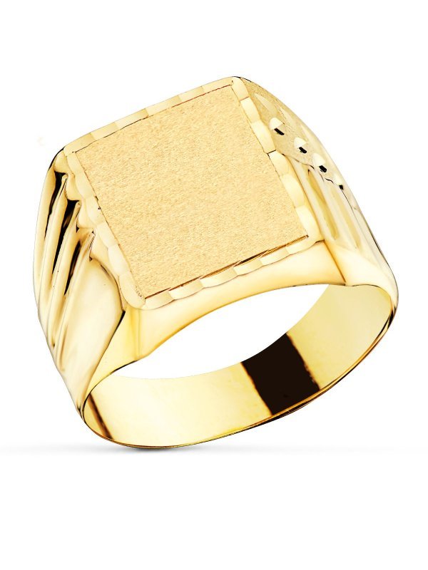 18K SELLO ORO AMARILLO CABALLERO...