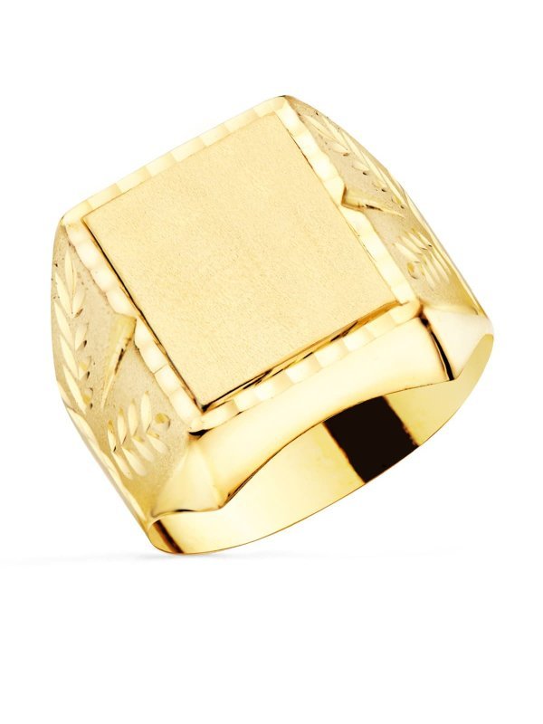 18K SELLO ORO AMARILLO CABALLERO...