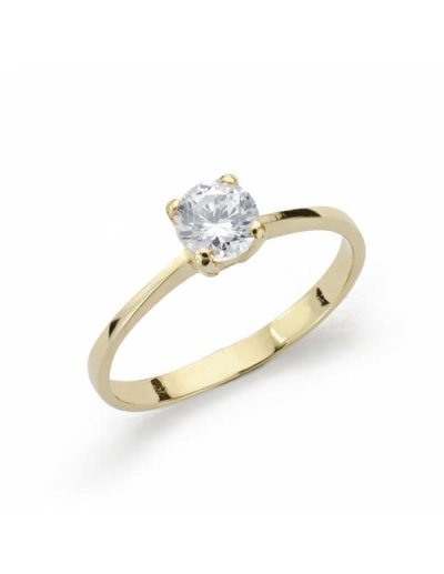 18K SOLITARIO ORO AMARILLO...