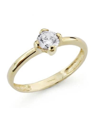 18K SOLITARIO ORO AMARILLO...