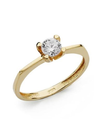 18K SOLITARIO ORO AMARILLO...