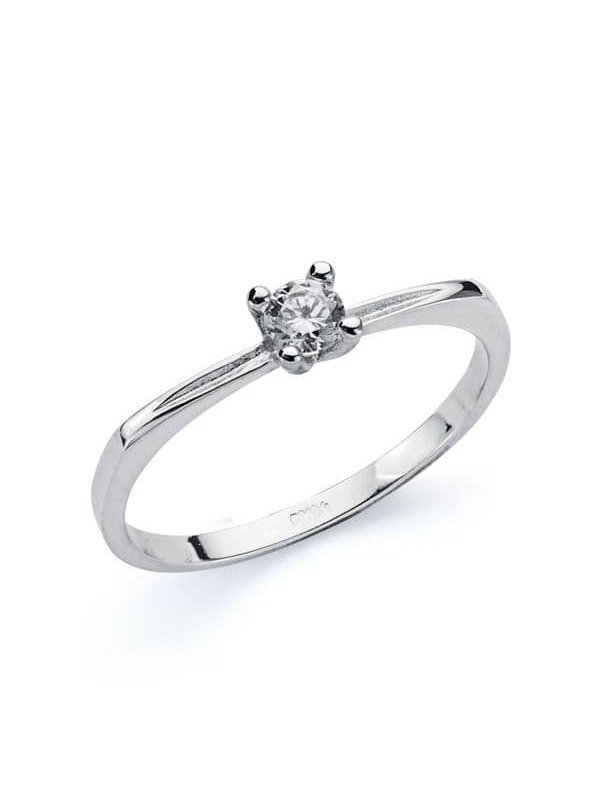 18K SOLITARIO SEÃ‘ORA ORO BLANCO 3 MM