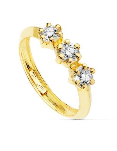18K SORTIJA ORO AMARILLO...