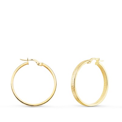 9K AROS ORO AMARILLO HUECOS...
