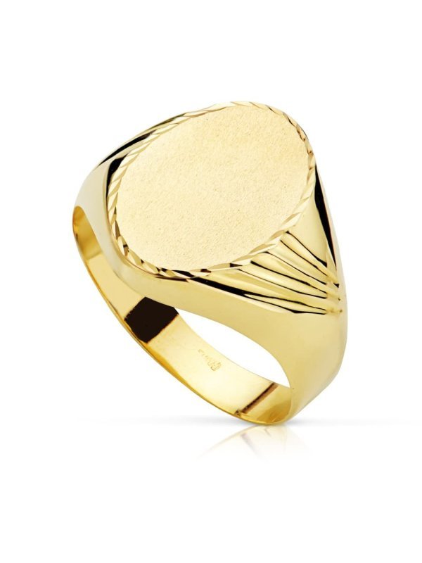 18K SELLO ORO AMARILLO CABALLERO...